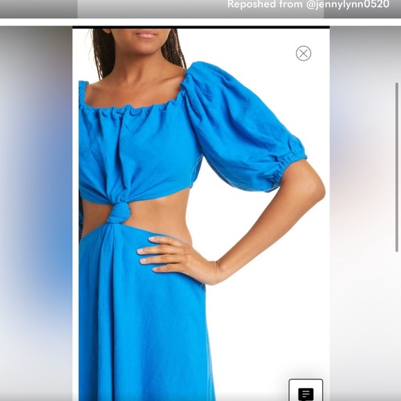 Farm Rio Yellow Off-Shoulder Dress - Picture 2 of 6